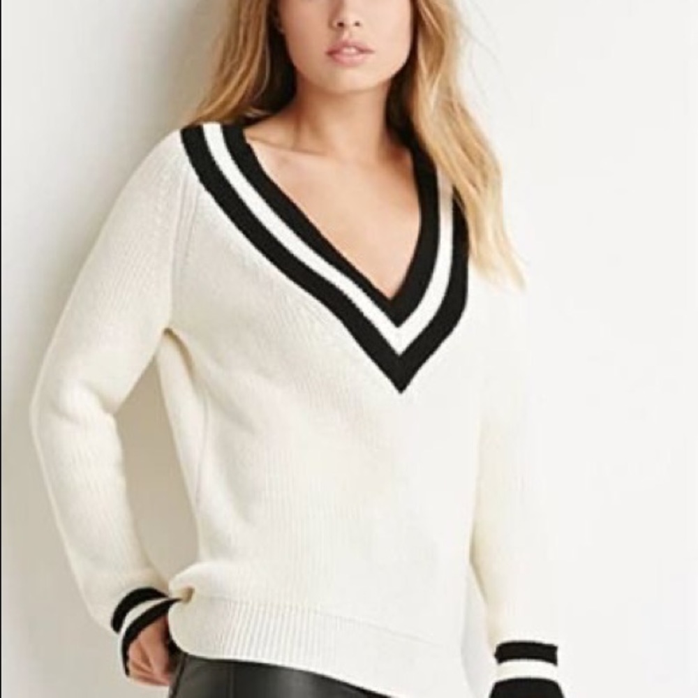 Forever21 Varsity Style Sweater